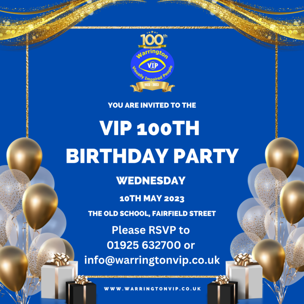 Warrington VIP 100th Birthday Party 2023